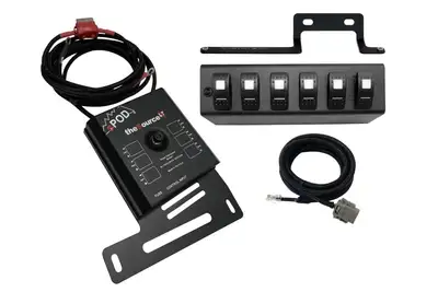 sPOD SourceLT - Jeep 2009-2018 Wrangler JK (Color: Red)
