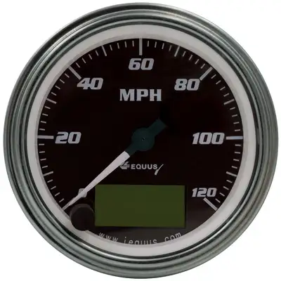 AutoMeter 3-3/8 Dia Speedometer 0-120 MPH Chrome Elec