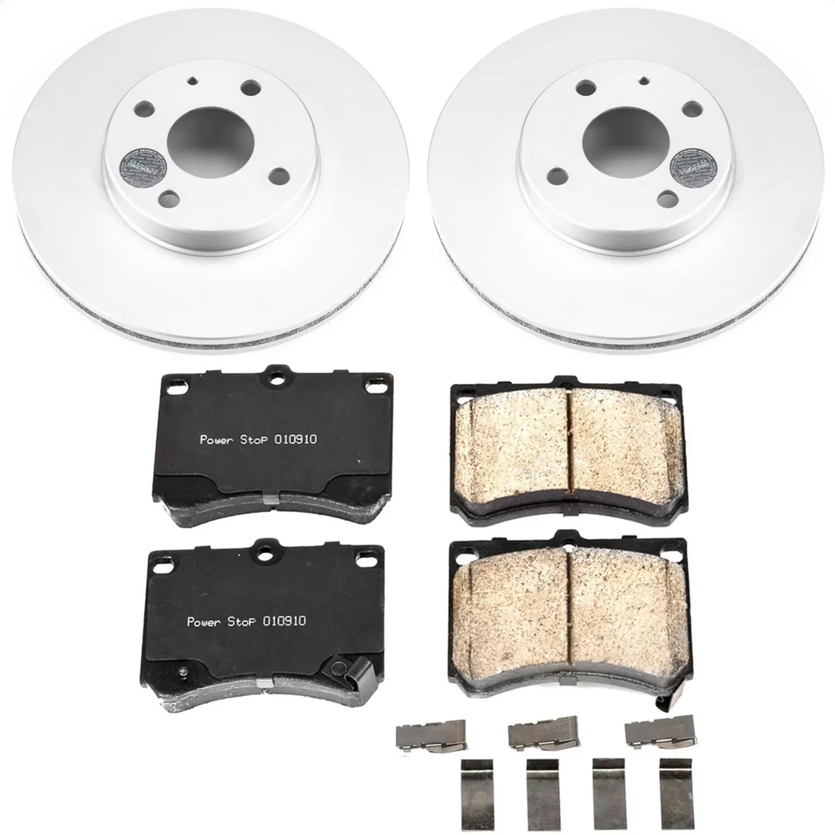 Z17 Geomet Coated Rotor Kit: Genuine Geomet Fully Coated Rotors; Ceramic Pads W/Hardware product image