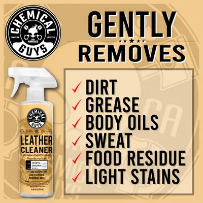 Chemical Guys Leather Cleaner OEM Approved Colorless+odorless Leather Cleaner (1 Gal)