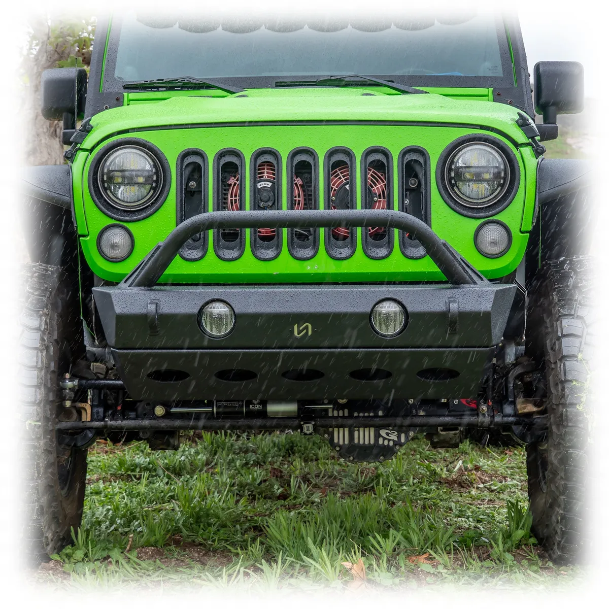 Jeep JK/JL/JT Front Bumper with Full Skid Plate | 2007–2025 product image