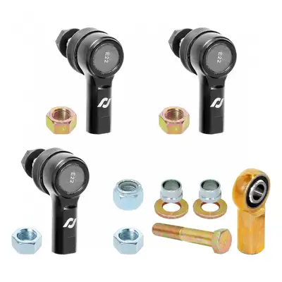 aFe Power Antirock® Sway Bar End Link Hardware Kit; Adjustable End Link Rod End Pack; Front; Sealed Style;