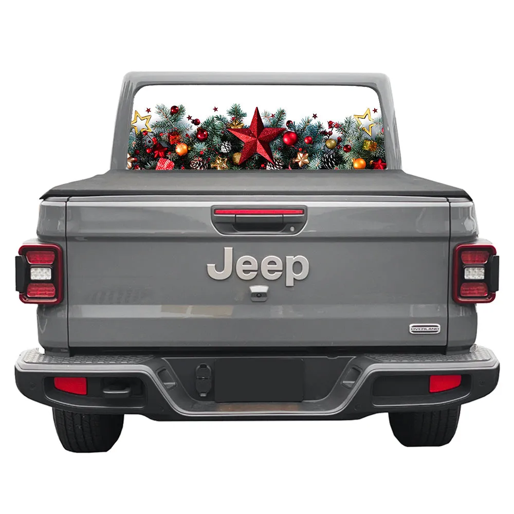 Holiday Star Rear Window Decal product image
