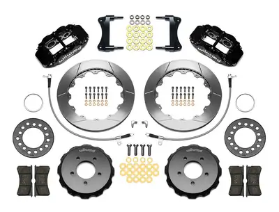 Wilwood Brakes 2006 - 2015 Mazda Forged Narrow Superlite 6R Big Brake Front Brake Kit (Hat) - 140-12907