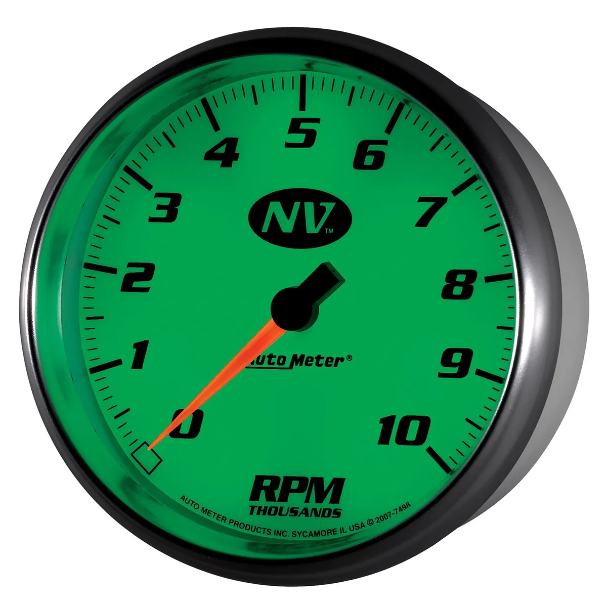 Gauge, Tachometer, 5", 10k RPM, In-Dash, NV product image