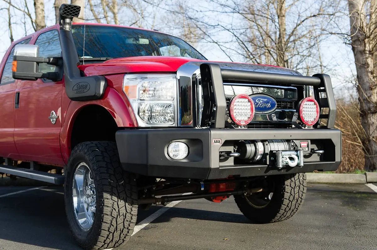 1116 F250/F350/F450 Super Duty Sahara Style Modular Winch Bar Kit product image