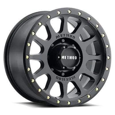 Method Race Wheels Aluminum Wheels 18x9 NV HD MR305 Bolt Pattern 8 On 165.1 Offset 18 Lip Size 1.38 Matte Black MB Method