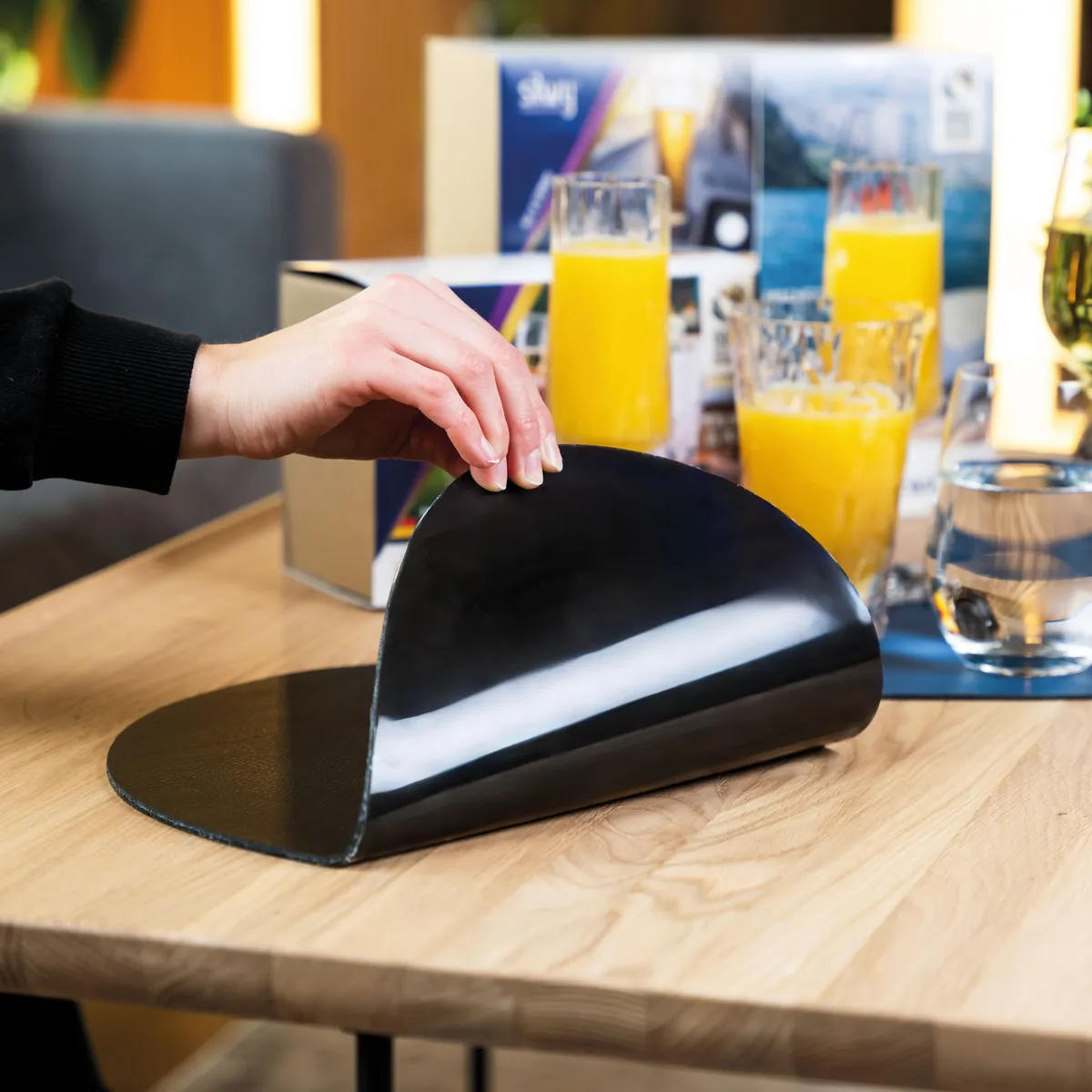 Magnetic lamp PORTOFINO WHITE including placemat and pad product image