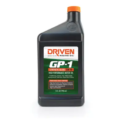 Driven Racing Oil GP-1 Semi-Synthetic 15w40 1 Quart
