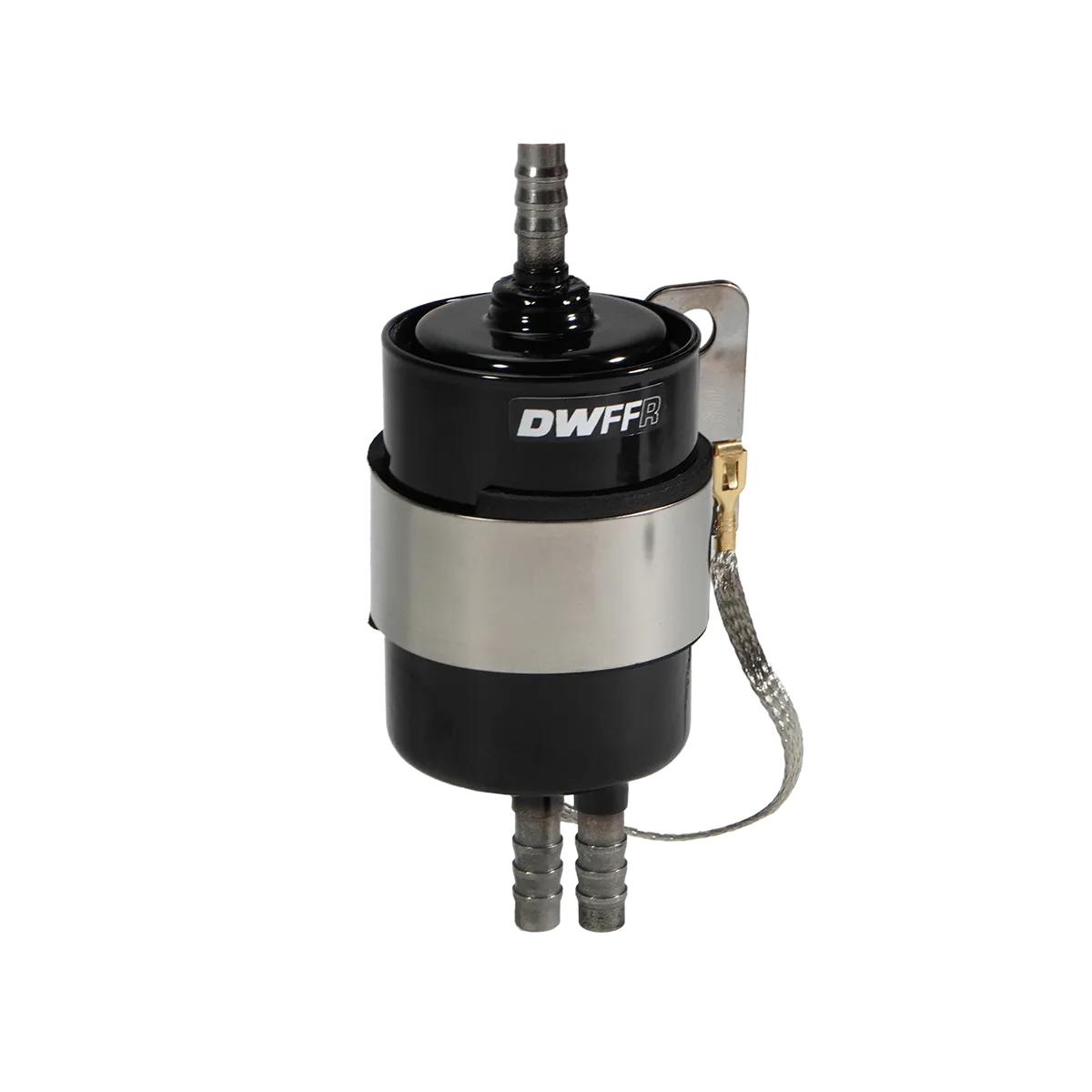 DeatschWerks 10 Micron Fuel Regulator w/Filter 3/8 Barbs