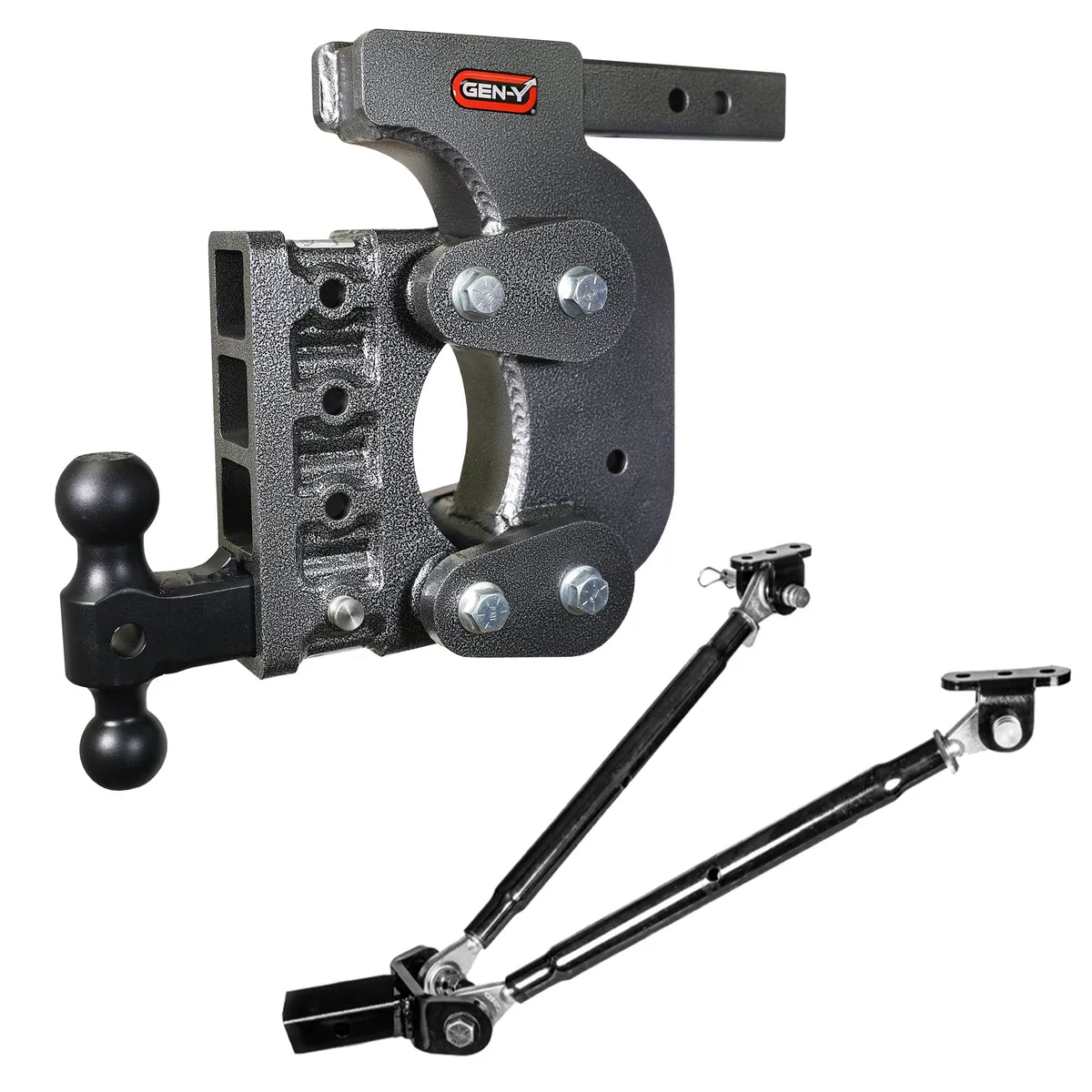 The BOSS TORSION-FLEX 25in Shank 75in Drop 17K TW 16K Hitch and GH-051 Versa-Ball and GH-032 Pintle Lock product image