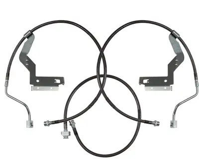 Carli Suspension Carli Stainless Braided Brake Line Kit 2.5" & 4.5" Lift 05-19 Ford F250/350 4x4