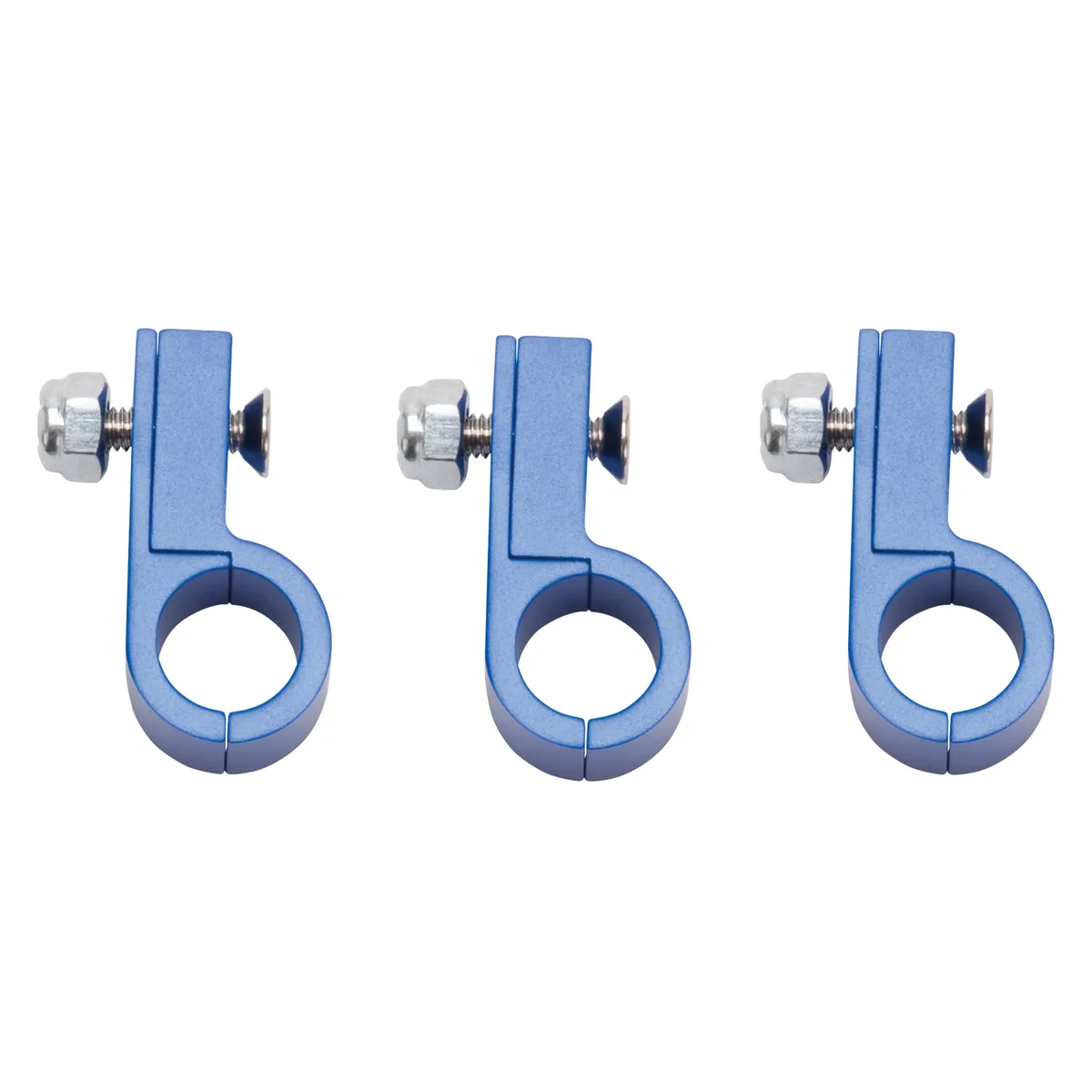 Line Clamps 3pk #8 Tubing - Blue Anodize product image