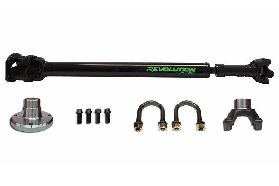 Revolution Gear & Axle Jeep Wrangler JK Rear 1350 CV Driveshaft 4 Door with Pinion Yoke Revolution Gear