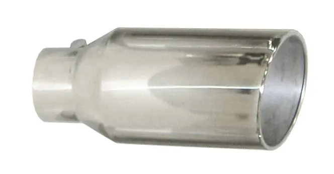Exhaust Tail Pipe Tip 5 in ID x 7 in OD x 18 in L Bolt On Hardware Not Incl Polished 304 Stainless Steel Pypes Exhaust product image