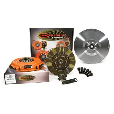 Centerforce Centerforce Dual Friction ?, High Performance Clutch and Flywheel Kit, 83.60 lbs, 146 Tooth Gear, 0 in/oz Internally Balanced, 8 Bolt Crank, 563 ft/lbs Capacity, 10.4in Dia., 10-Spline, Fits Jeep Wrangler 3.8L
