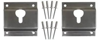 Pit-pal Products Bracket Vinyl Door Brackets (set of 2)