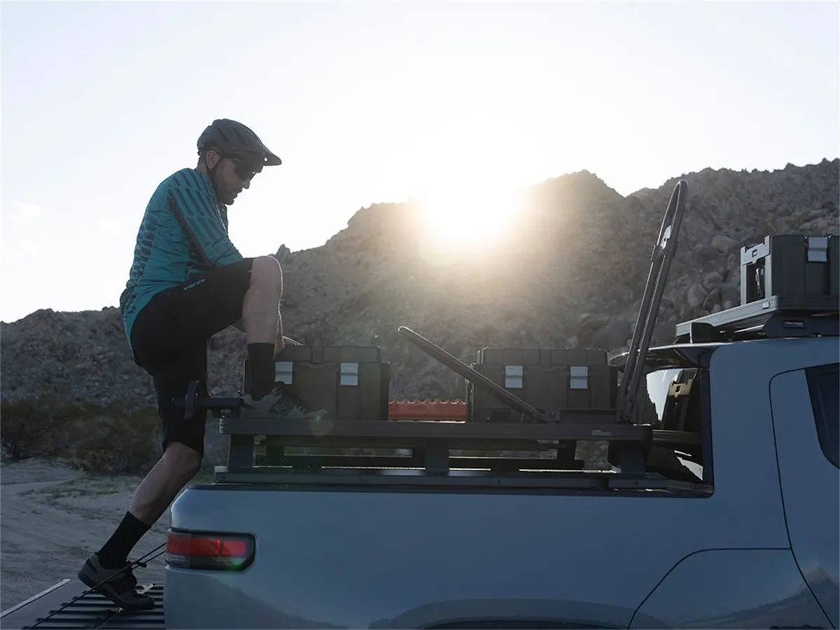 Rivian R1T 2022-Current Slimline II Load Bed Rack Kit product image