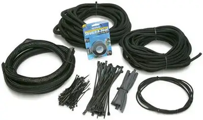 Painless Wiring PowerBraid Fuel Injection Harness Kit; Incl. 1/8 in. Dia. 23 ft.; 1/4 in. Dia. 50 ft.; 1/2 in. Dia. 12 ft.; 3/4 in. Dia. 3 ft.; 1 in. Dia. 8 ft.;