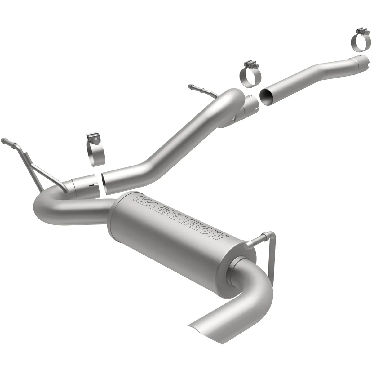 MagnaFlow 2018 Jeep Wrangler JK 3.6L | 2012-2017 Jeep Wrangler 3.6L Competition Series Cat-Back Performance Exhaust System 15118 product image