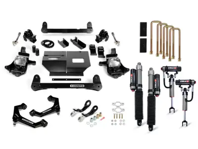 Cognito Motorsports Truck 4-Inch Elite Lift Kit with Elka 2.5 Reservoir Shocks for 2011-2019 Silverado/Sierra 2500/3500 2WD/4WD Cognito