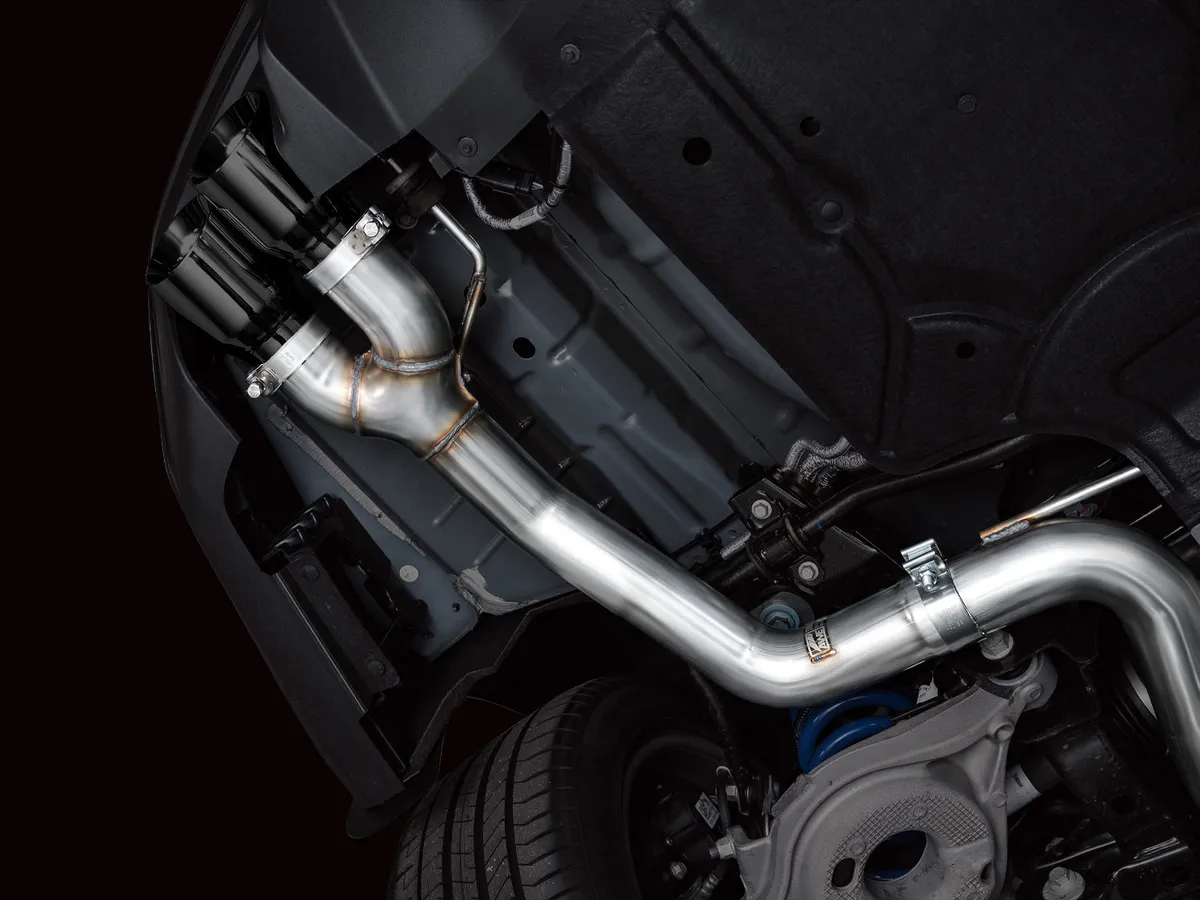 AWE SwitchPath™ Exhaust for S650 Ford Mustang GT Fastback - Quad Chrome Silver Tips product image