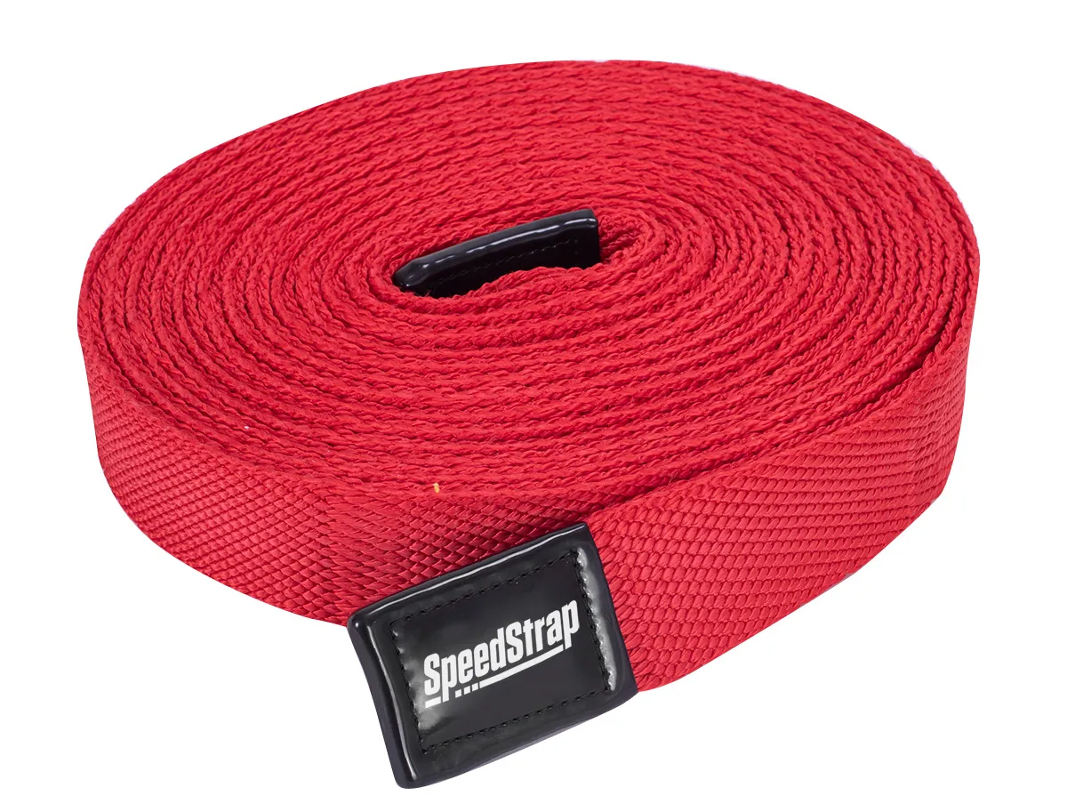 SpeedStrap Big Daddy 20ft x 2in Weavable Recovery Strap, Red - 20,000lb Max Capacity product image