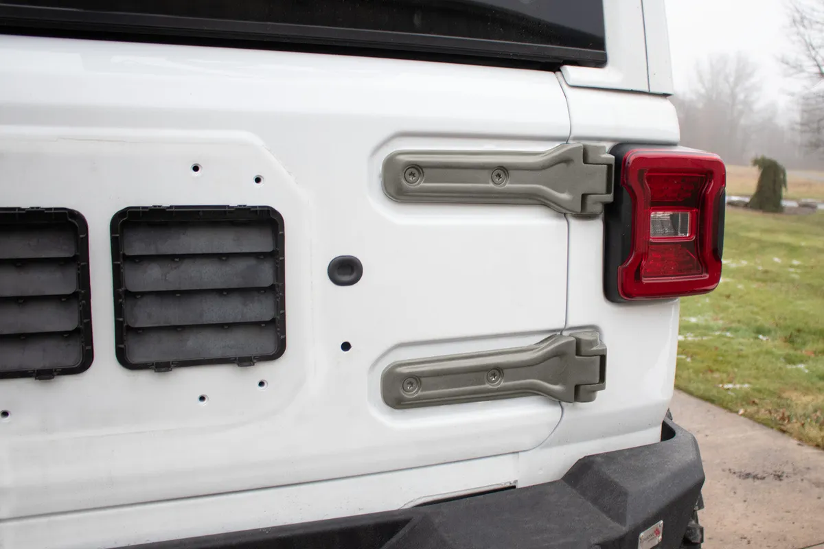 18c Wrangler JL Tailgate Hinge Set Prepped For Paint product image