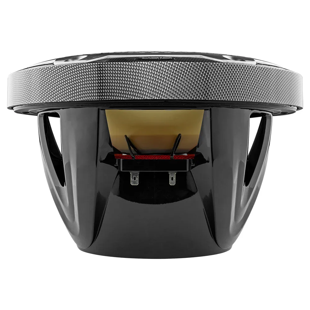 Nxl 10" Marine Subwoofer With LED RGB Lights 300 Watts Rms Svc 4-Ohm -Black Carbon Fiber product image