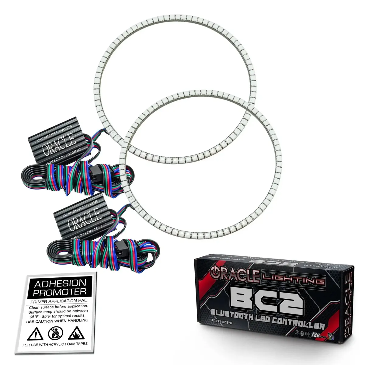 1997-2006 Jeep Wrangler TJ ORACLE LED Headlight Halo Kit- Waterproof Surface Mount product image