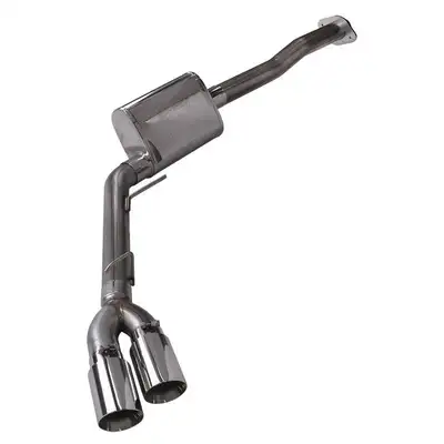 Pypes Performance exhaust F150 Cat Back Exhaust System For 15-20 Ford F150 Split Rear Dual Exit 3 Inch Intermediate And 3 Inch Tail Pipe 4.5 Inch Tip Muffler Incl Hardware Incl Polished Tip Incl Pypes Exhaust