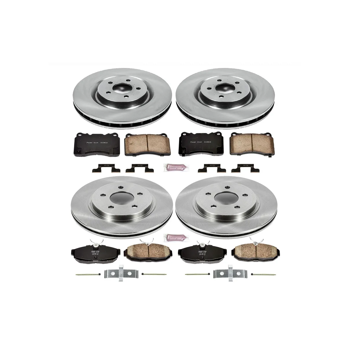Z17 Direct Replacement Kit: Rotors; Ceramic Pads W/Hardware product image
