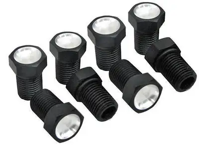 King Racing Products Nozzle Plugs Billet Alum