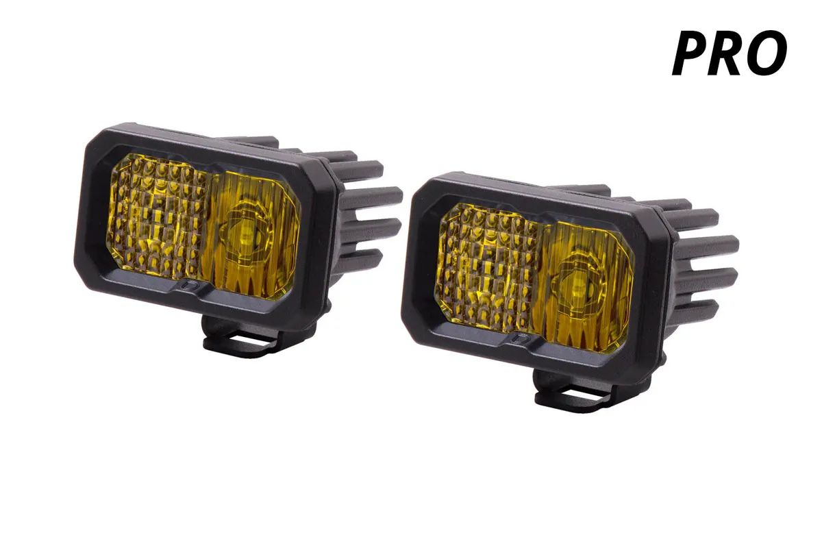 Stage Series C2 2 Inch LED Pod Pro Yellow Combo Standard ABL Pair Diode Dynamics product image