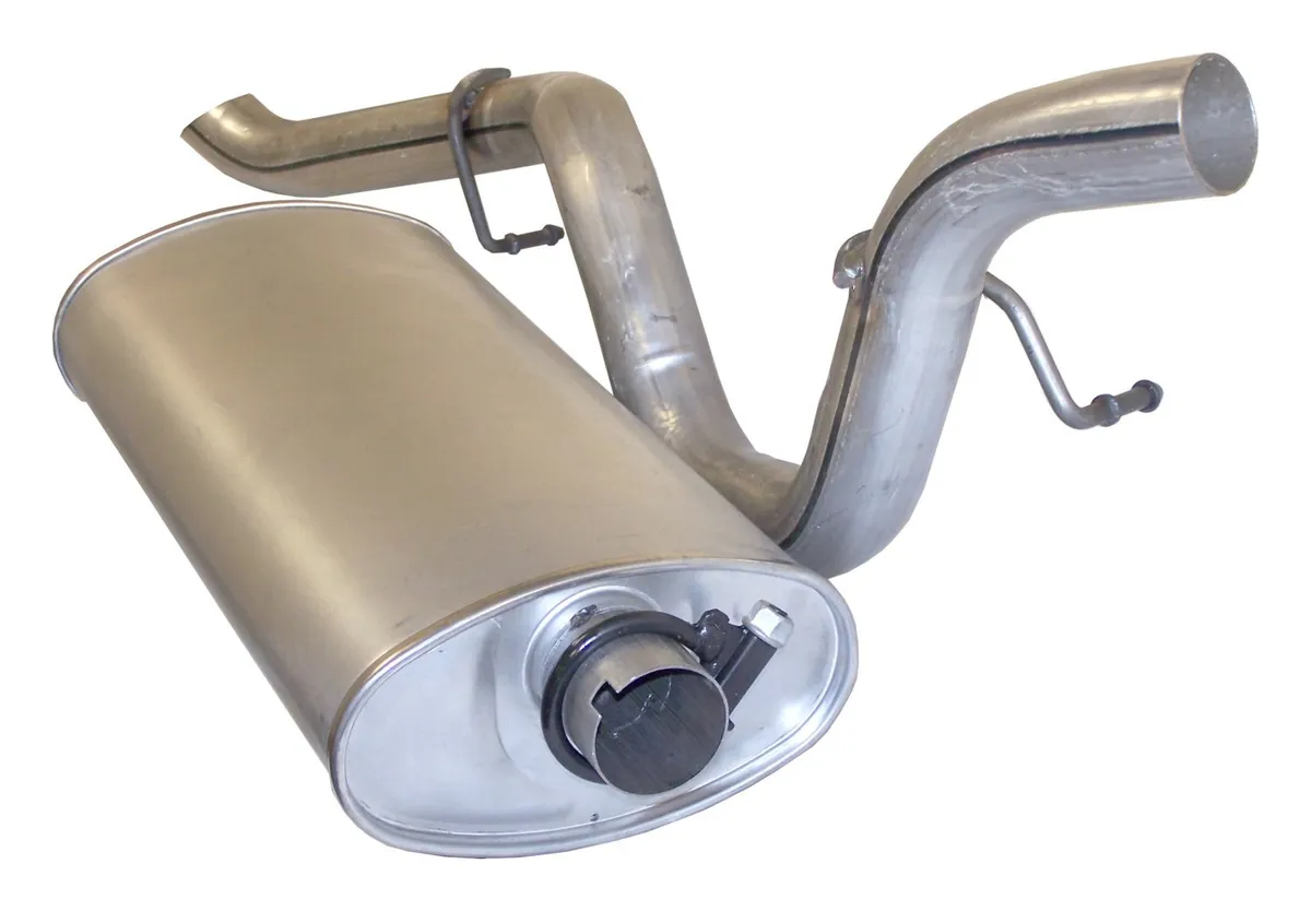Crown Automotive Jeep Replacement 52019241AC Muffler & Tailpipe for Select 1997-2002 Jeep TJ Wrangler w/ 2.5L, 4.0L Engines product image