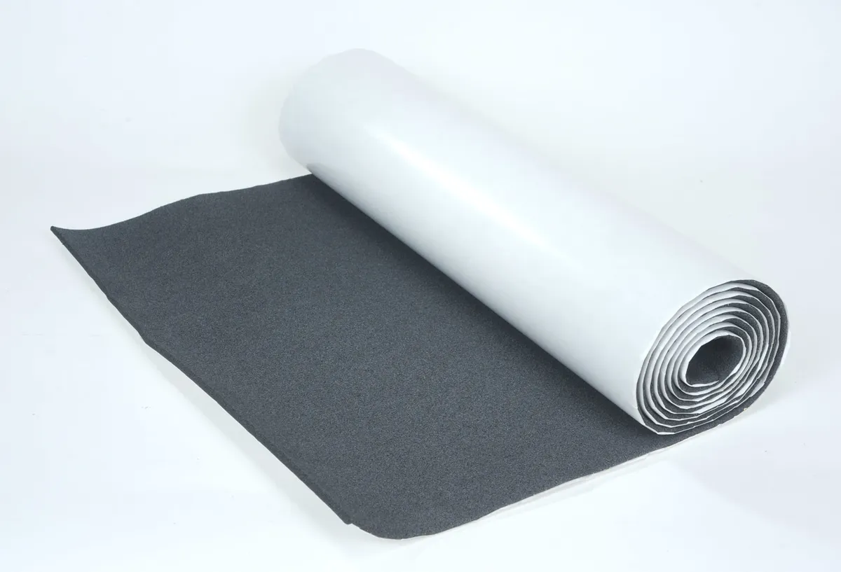 Hushmat 1 Roll of 24 in x 10 ft 1/4 in Silencer W/Pres Sens Adhesive. Total 20 Sqft.