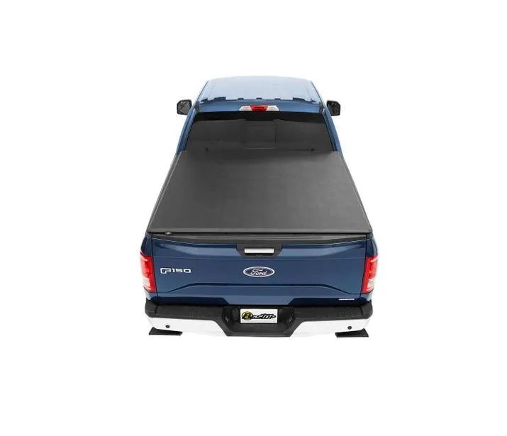 EZ-Roll Soft Tonneau Cover For Ford 2017-2024 F-250/F-350 Super Duty 6.8 Foot Black Tailgate Spoiler Not Included Bestop product image