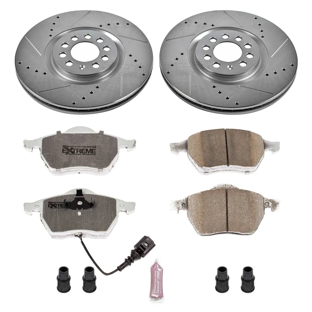 Z26 Street Brake Kit Front 1999-2006 Audi tt 2000-2006 Audi tt Quattro 2002-2004 vw Golf 2004-200 product image