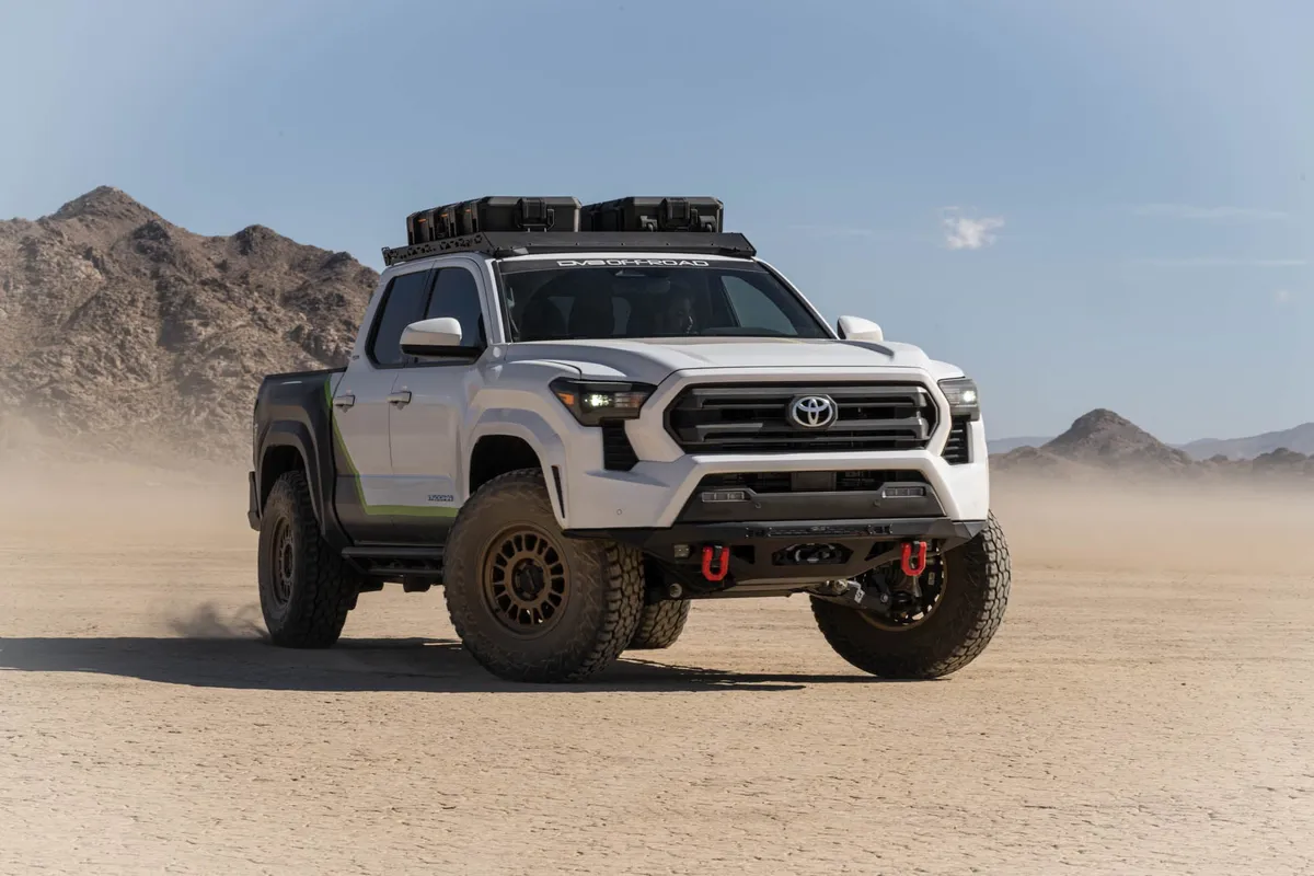 DV8 Offroad 2024-2025 Toyota Tacoma Double Cab Roof Rack - RRTT1-04 product image
