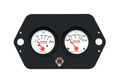 Quickcar Racing Gauge Panel 2in Open Wheel w/ Switch