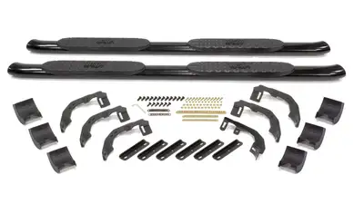 Westin PRO TRAXX 4 Oval Nerf Step Bars Black 1500 Quad Cab 2019 Excl. 2019 Ram 1500 Classic