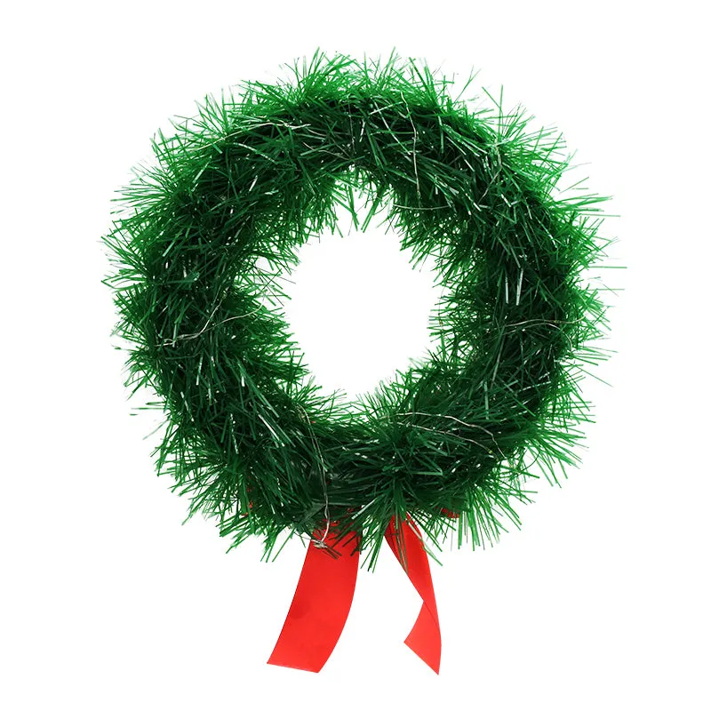 12-inch Christmas Wreath with LED Lights product image