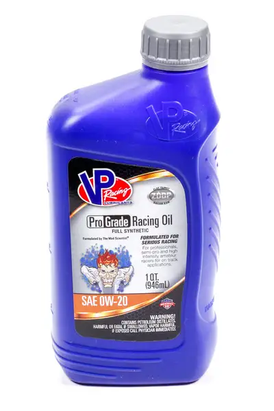 VP Racing Fuels VP Racing Fuels 2715 VP Full SYN 0W-20 Pro Grade Racing Oil Qt