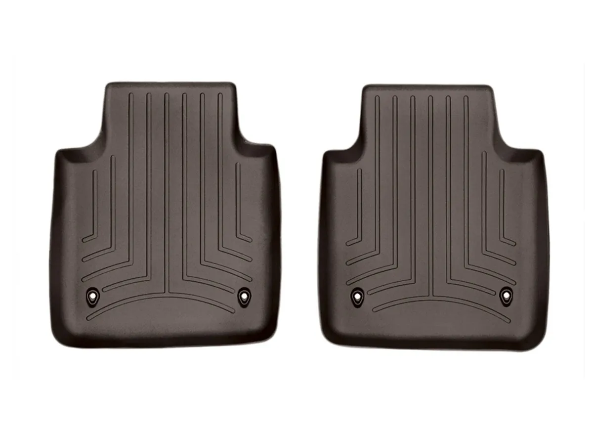 Weathertech CocoaRearFloorLinerfor2011JaguarXJSeriesFitsLongWheelbasemodels