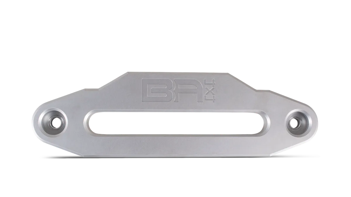 Hawse Fairlead; Use w/Synthetic Rope Only; Anodized Matte Silver; Aluminum; product image