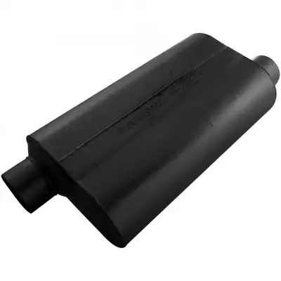 Flowmaster Super 50 Series / Performance Muffler 3.00in IN (O) / OUT (O) Opposite Side Offsets: ea 16 Gauge Aluminized Steel