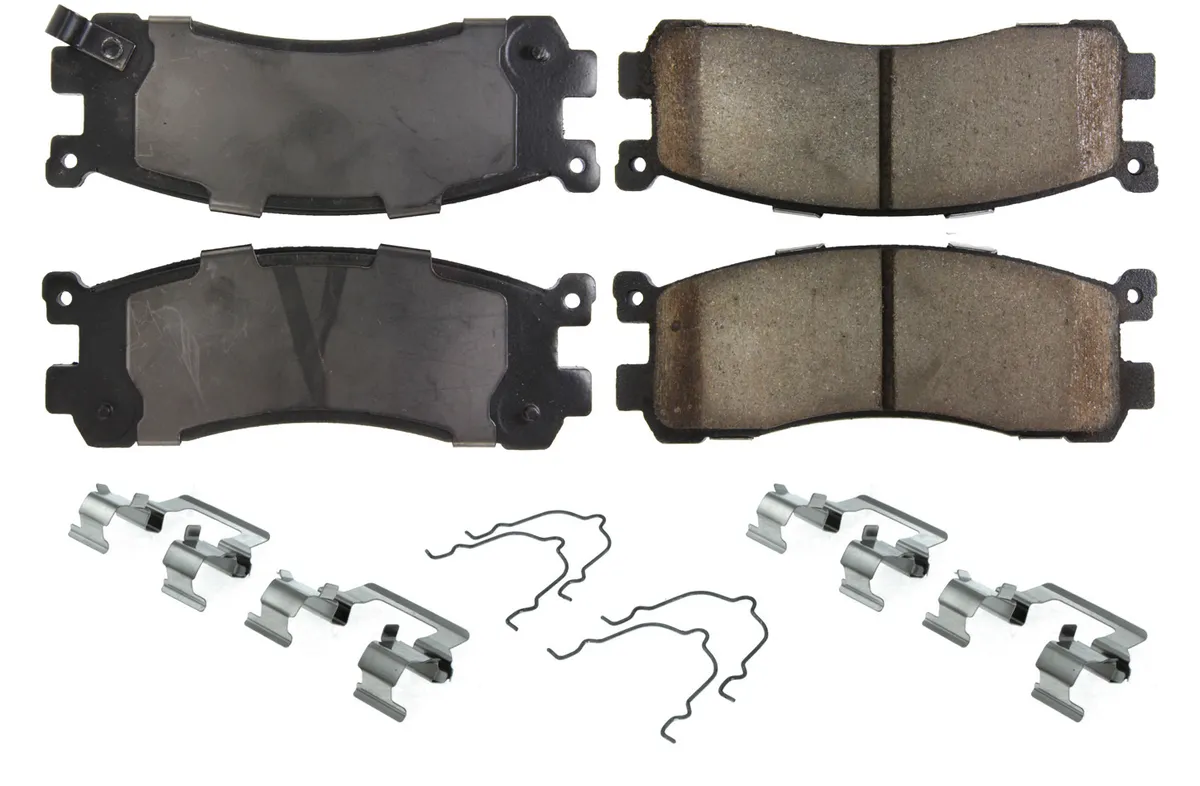 StopTech Posi-Quiet Ceramic Brake Pads with Shims and Har