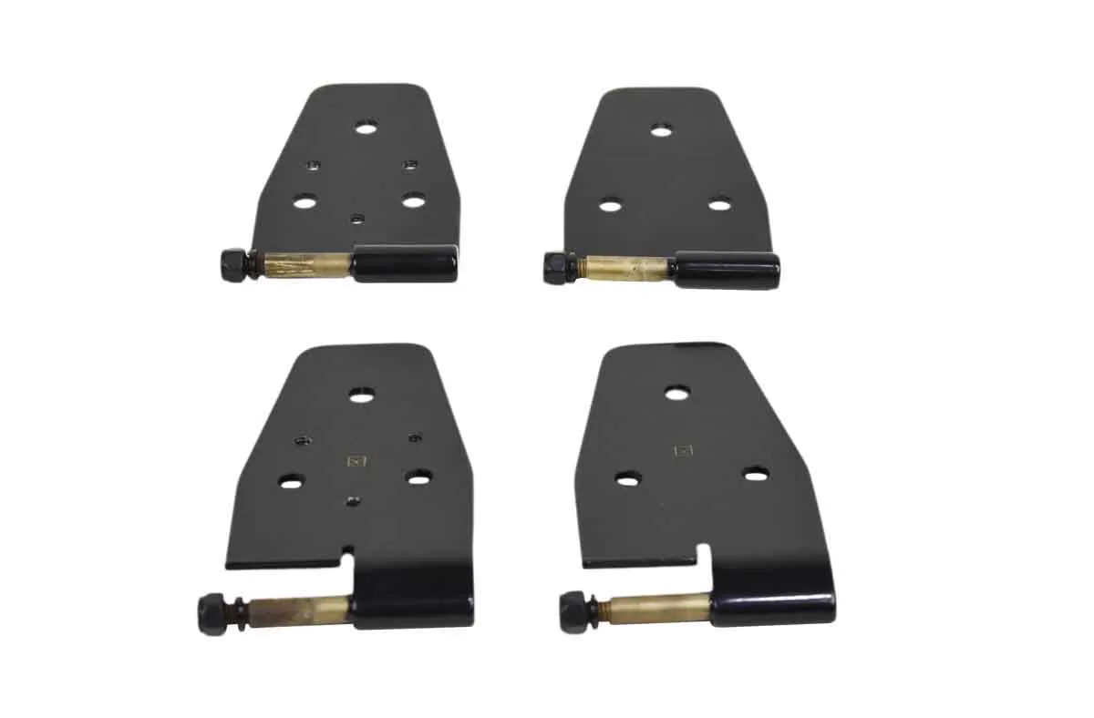 Jeep YJ Door Hinge Set 4 Pieces 87-95 Wrangler TJ Powdercoat Black Kentrol product image