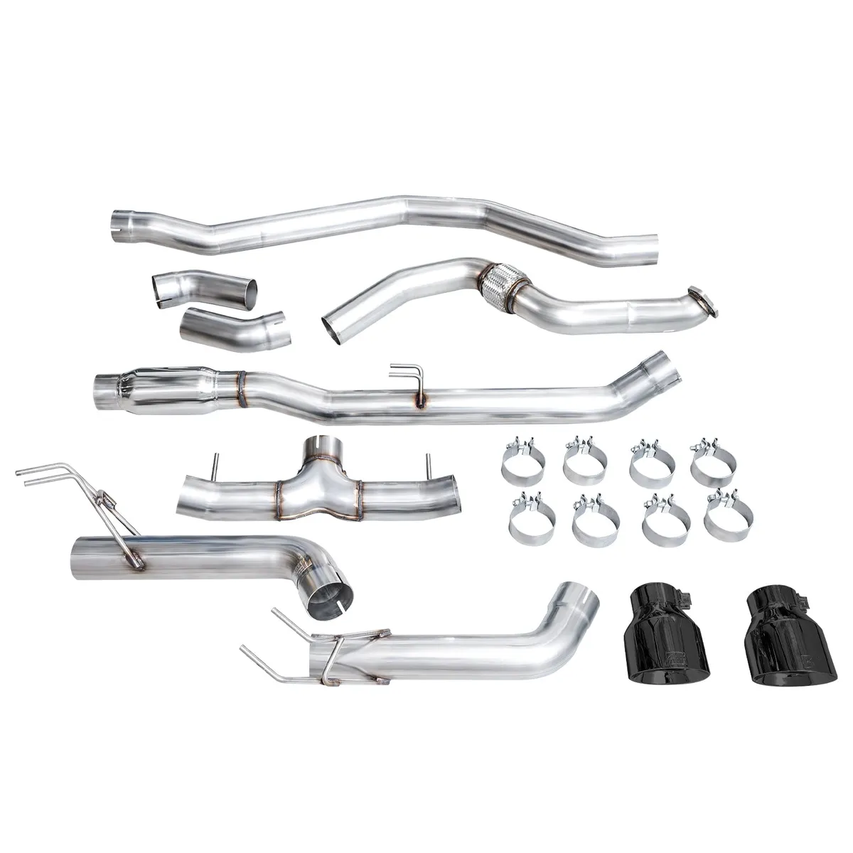 AWE Touring Edition Exhaust for FE1 Civic SiDE4 Acura Integra - Dual Chrome Silver Tips product image