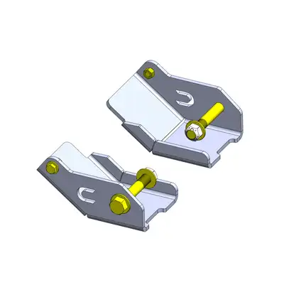 Clayton Off Road Jeep Gladiator Rear Lower Control Arm Bracket Skid Plate (2020+, JT)